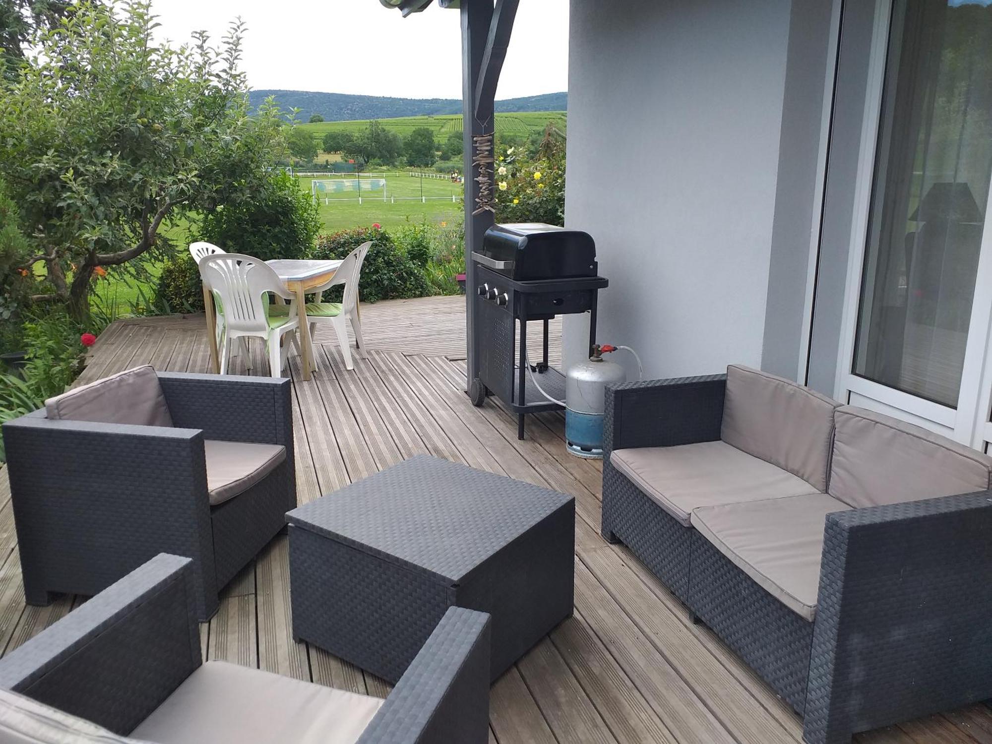 Gite Dans Vignoble Alsacien Westhalten Buitenkant foto
